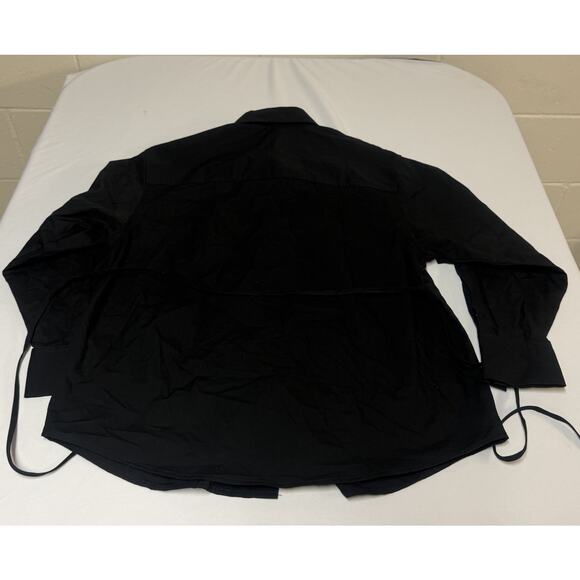 Banana Republic Cotton Shirt Long Sleeve Tie Waist Button Blouse Womens XS NWT - Picture 2 of 15